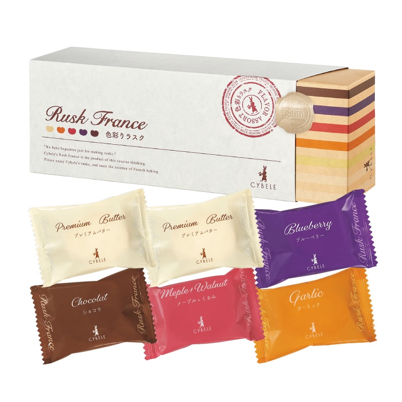 彩りラスク（5種類2枚入×12袋入）