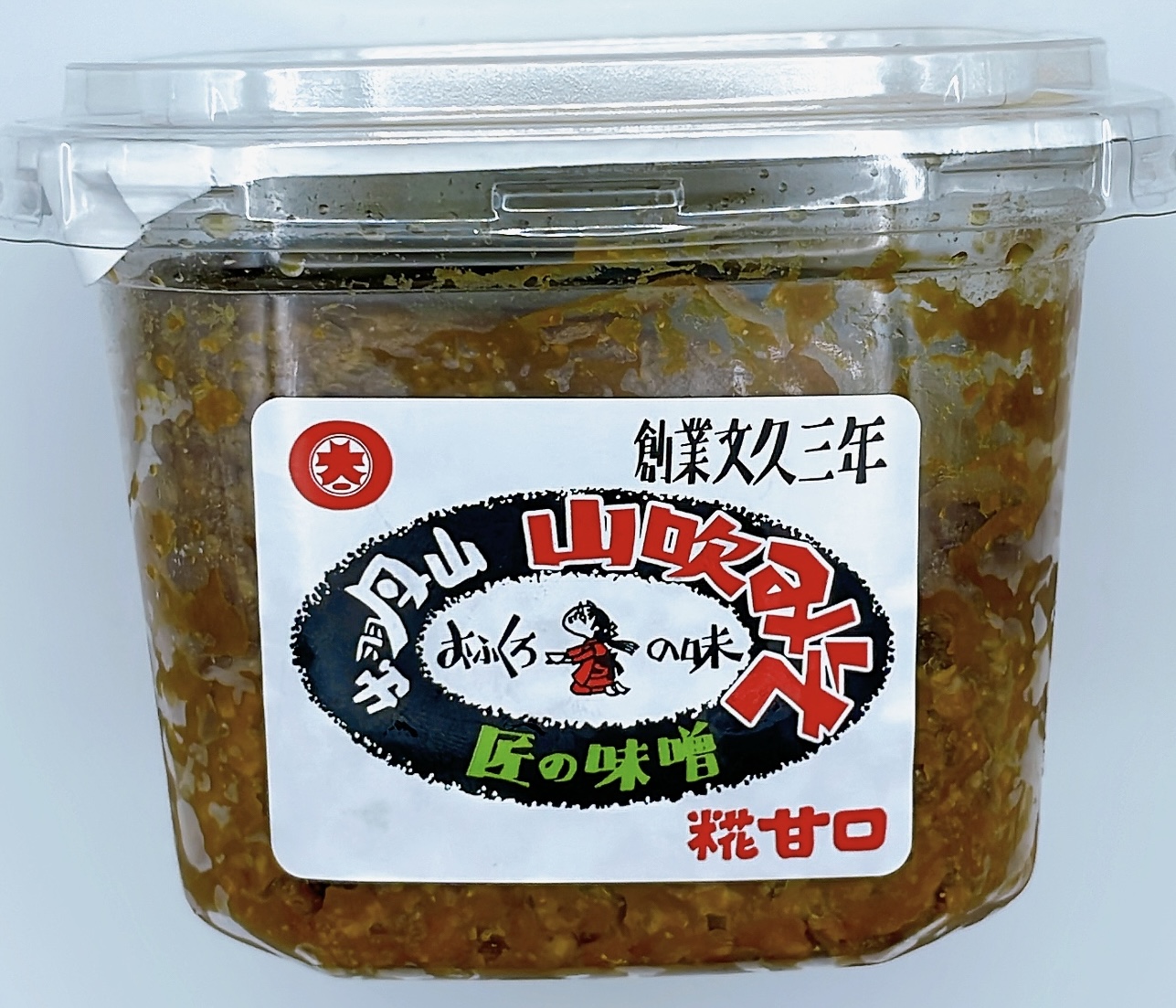 月山山吹味噌　無添加糀甘口４００g