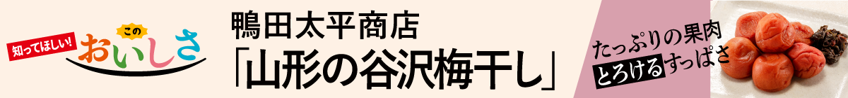 鴨田太平商店／山形の谷沢梅ぼし