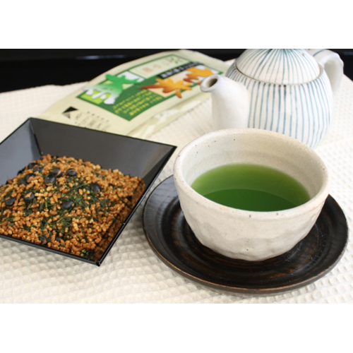 山形の「つや姫」使用 香ばしい直火焙煎玄米茶