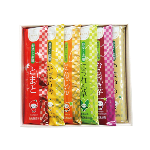食塩無添加　野菜入素麺(6袋入)